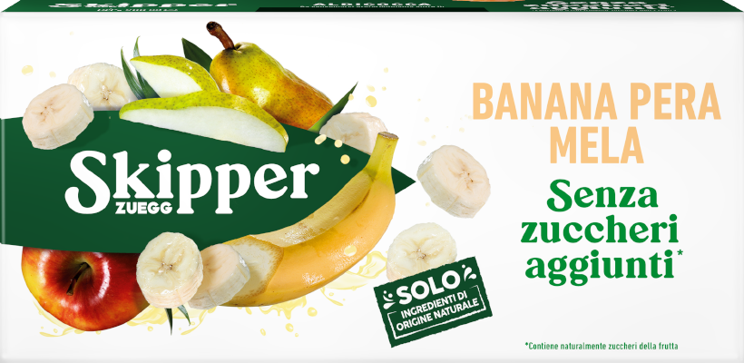 Senza Zuccheri Aggiunti BANANA, PERA E MELA 3x200ml